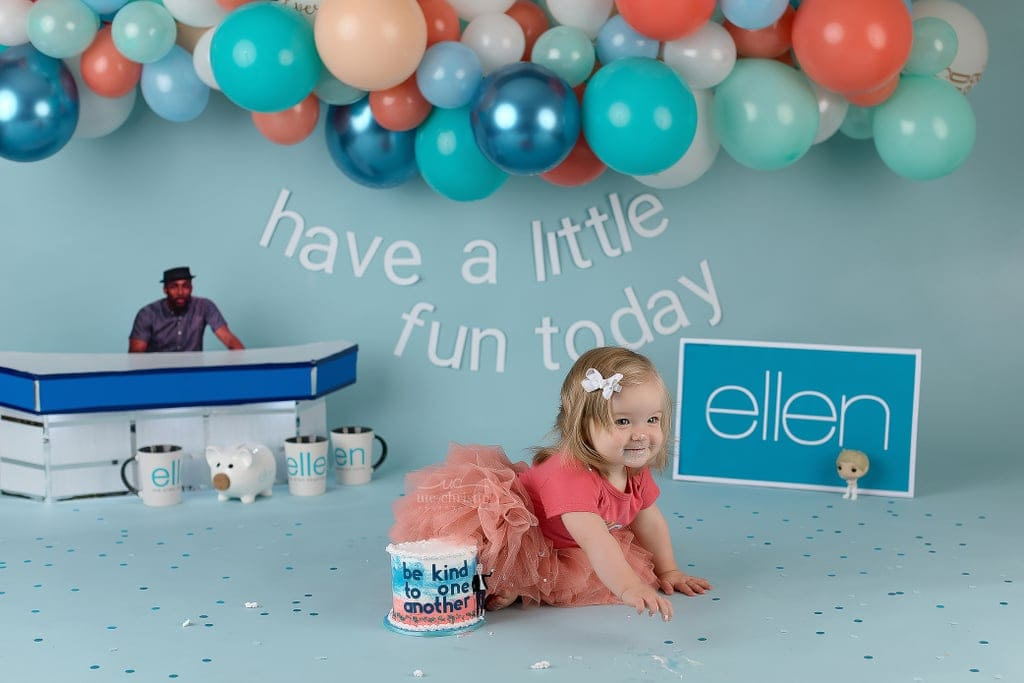 This Baby’s Over-the-Top Cake Smash Is the Ode to Ellen DeGeneres That She Deserves
